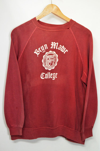 60's ヴィンテージスウェットシャツ “カレッジプリント”