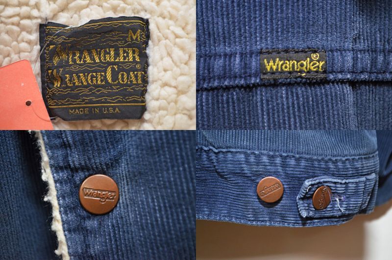 70's Wrangler コーデュロイボアランチジャケット