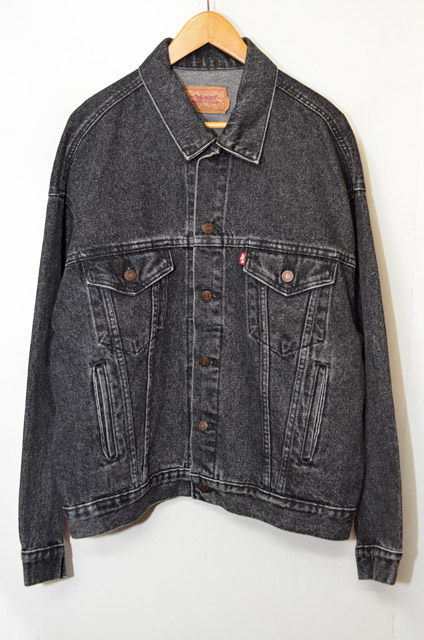 80's Levi's 70507-4858 ブラックデニムジャケット