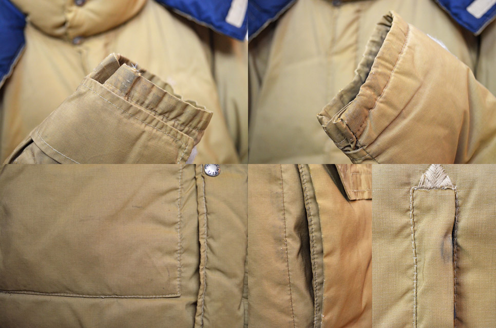 70's 茶タグ THE NORTH FACE セローダウンジャケット ベージュ