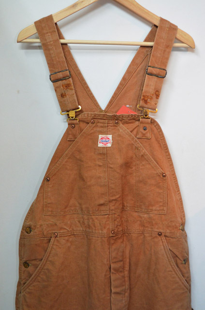 50-60's Carhartt ブラウンダックオーバーオール “ダブルニー” - used&vintage box Hi-smile