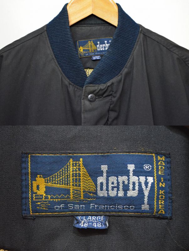 80's derby of san francisco ダービージャケット “BLACK