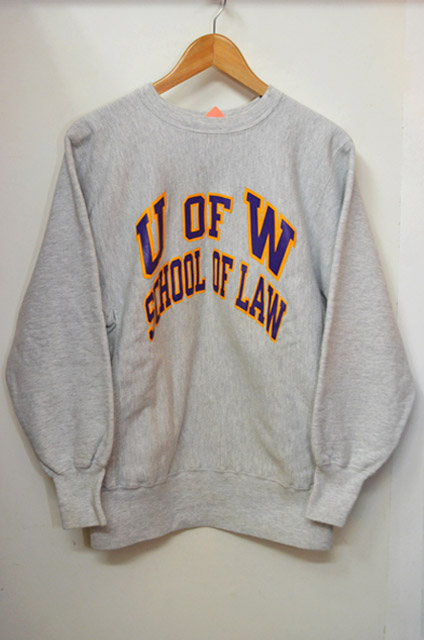 90's Champion リバースウィーブスウェット “U OF W”