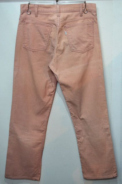 70s 80s levis 519 コーディロイパンツ　ネイビー