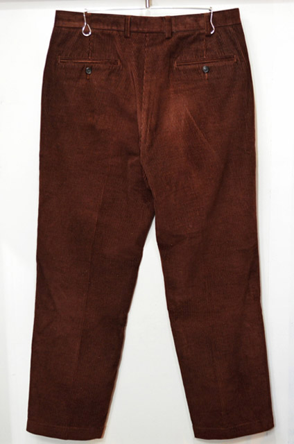 Brooks Brothers 太畝コーデュロイパンツ “BROWN” - used&vintage box Hi-smile