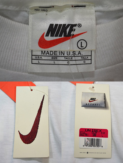 90's NIKE AIR JORDAN Tシャツ “DEADSTOCK” - used&vintage box Hi-smile