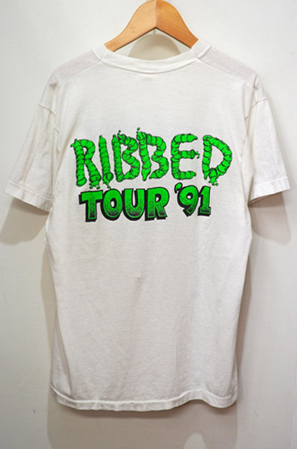 90's NOFX Tシャツ "RIBBED TOUR '91" - used&vintage box Hi-smile