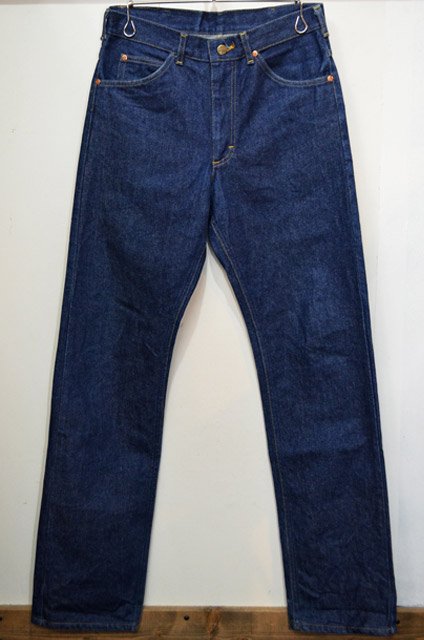 Deadstock LEE 200 STRETCH JEANS/リー 200 ストレッチデニム 真っ紺 Made in U.S.A 【W27.5 L32】【デニムパンツ】【ジーンズ】【STRAIGHT SEAT】