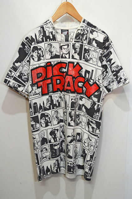 80-90's DICK TRACY 総柄 Tシャツ “USA製