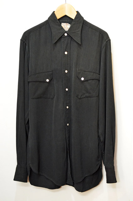 50's Levi's ショートホーン ウエスタンシャツ “BLACK”