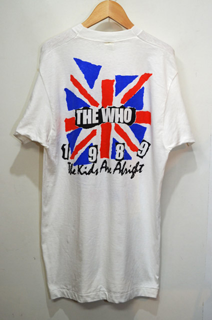 80's THE WHO 1989 TOUR Tシャツ 