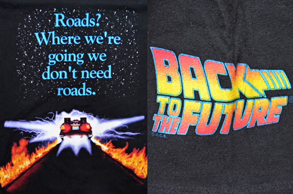 back to the future バックトゥザフューチャー　90s Tシャツ身幅565cm