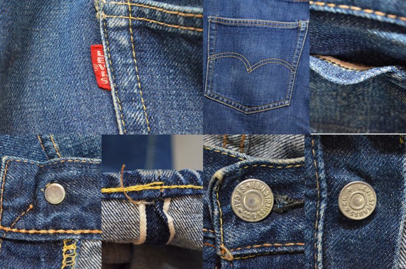 60s Levi's501 big E ウエストシングル