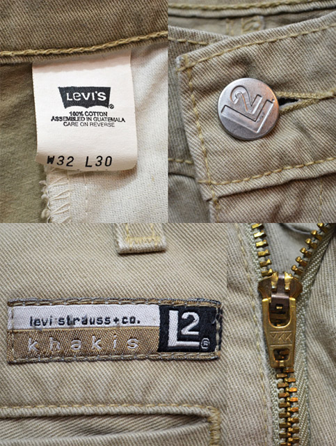 90's Levi's L2 チノトラウザーズ - used&vintage box Hi-smile