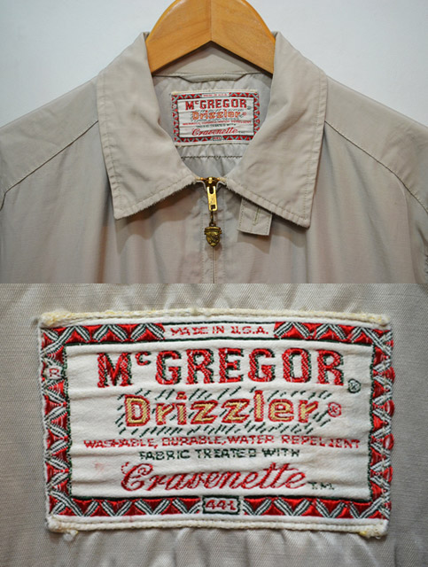 60's McGREGOR ドリズラージャケット 
