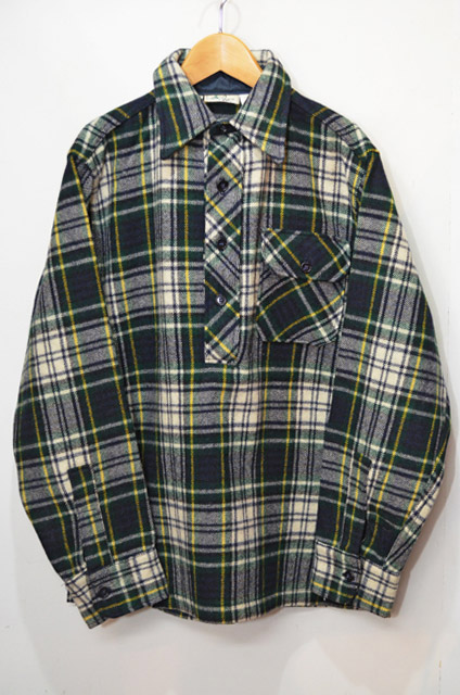 70's L.L.BEAN プルオーバーウールシャツジャケット 