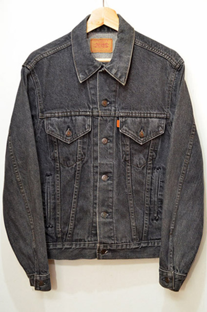 80's Levi's 70506 ブラックデニムジャケット - used&vintage box Hi-smile