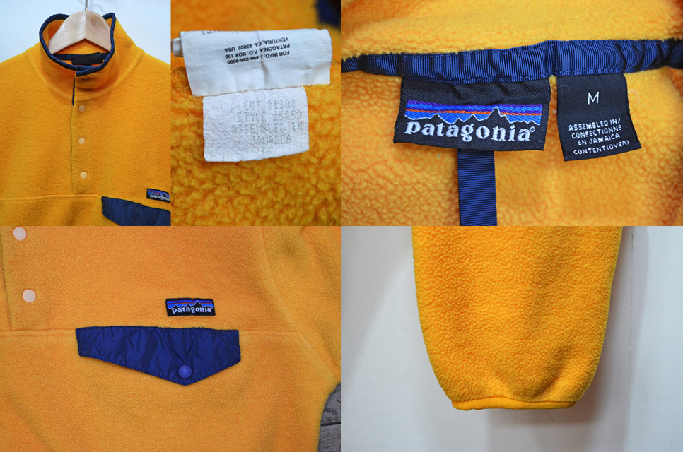 90's Patagonia スナップT “YELLOW” - used&vintage box Hi-smile