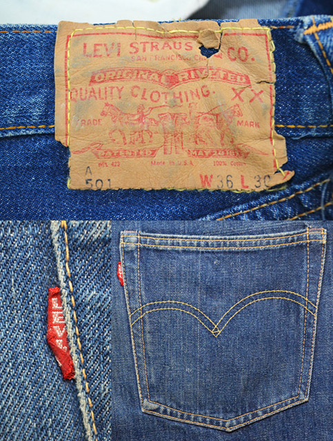 60's Levi's 501 big E “A-type”