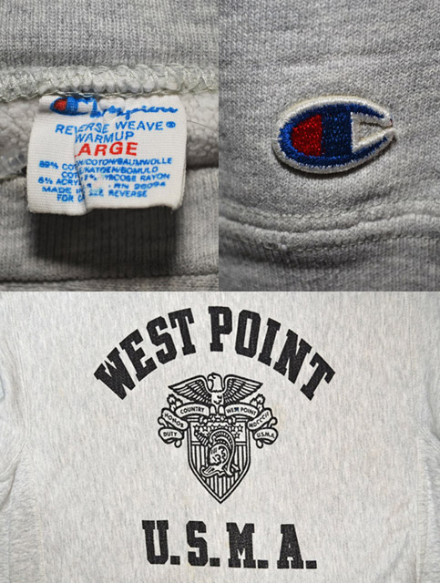 's Champion リバースウィーブスウェット "WEST POINT U.S.M.A"