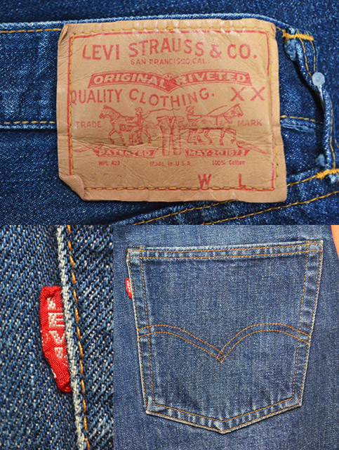 60's Levi's 501 BIG E "真紺" - used&vintage box Hi-smile