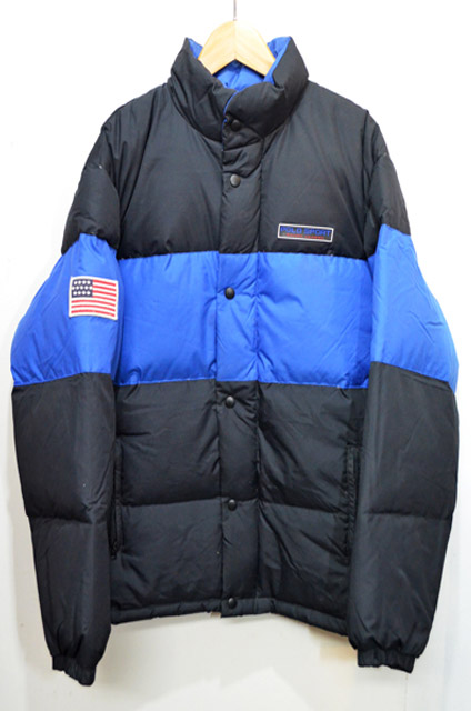 90s polo sports down jacket