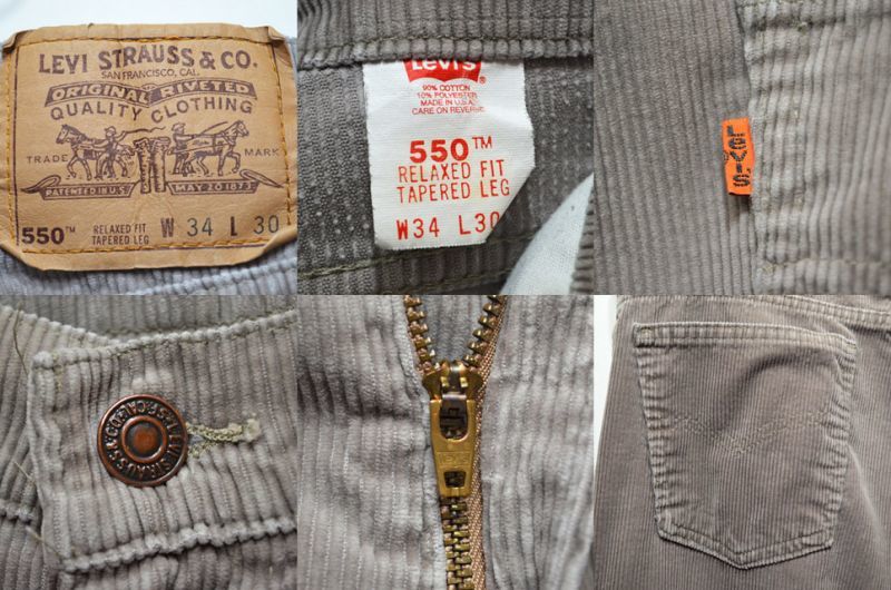 Levi’s 550 コーデュロイパンツ(made in usa)