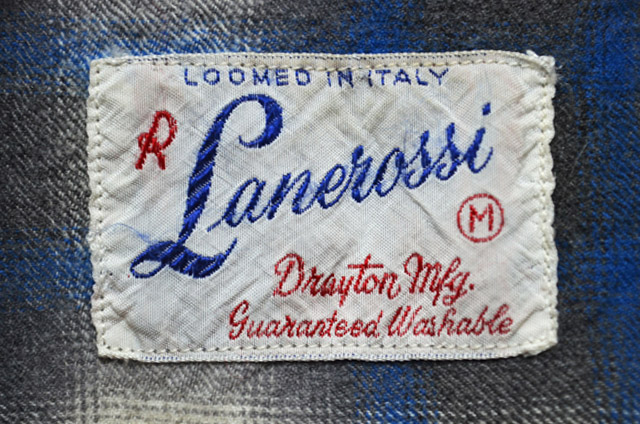 60's Lanerossi ウールシャツ 