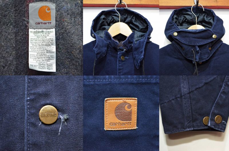 90's Carhartt フード付き カバーオール 