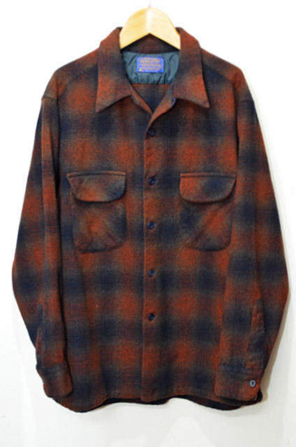 70's PENDLETON ウールシャツ “オンブレチェック”