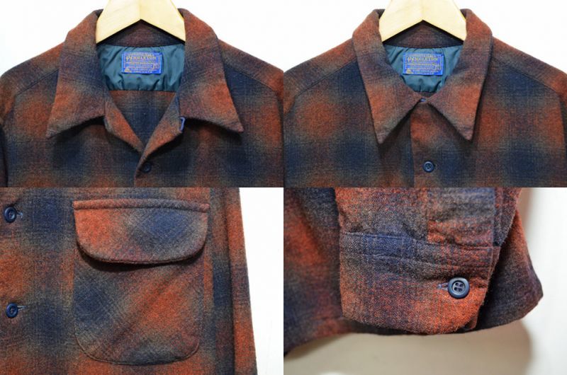 70's PENDLETON ウールシャツ “オンブレチェック” - used&vintage box 