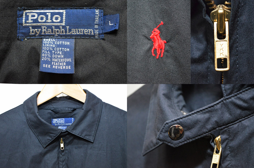 90's Polo Ralph Lauren ダウンジャケット - used&vintage box Hi-smile