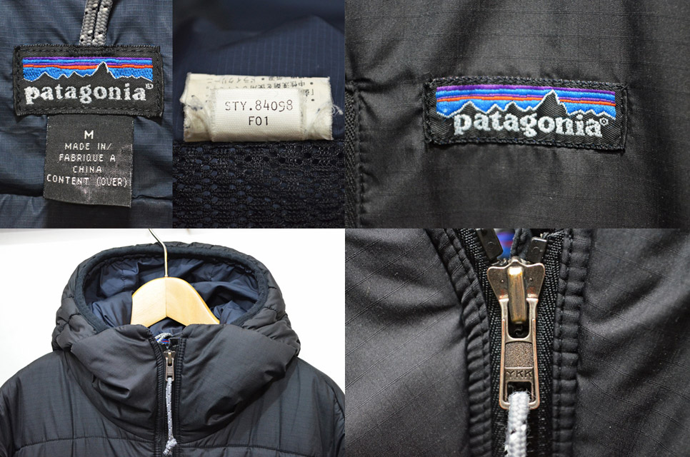 01's Patagonia ダスパーカー "BLACK" - used&vintage box Hi-smile