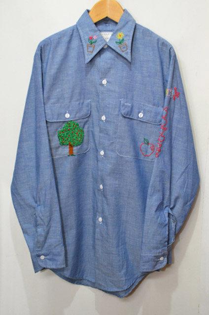 70's BIGMAC シャンブレーシャツ “刺繍入り”
