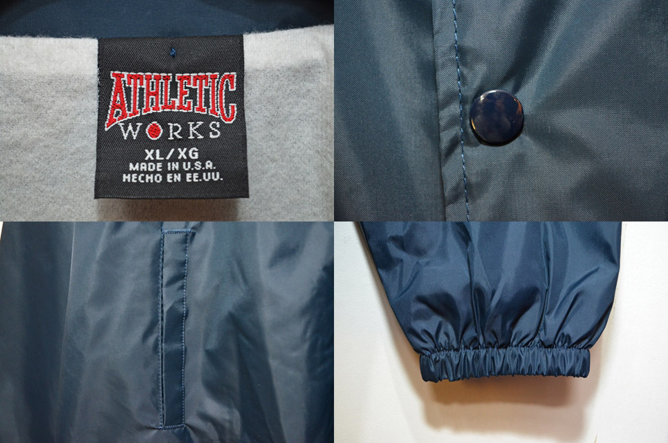 90's ATHLETIC WORKS コーチジャケット “DEADSTOCK”