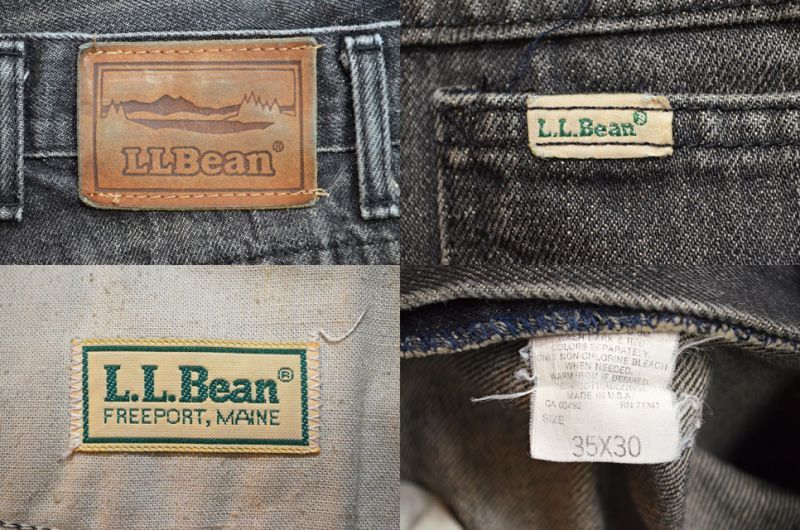 90s L.L.Bean ブラックデニム