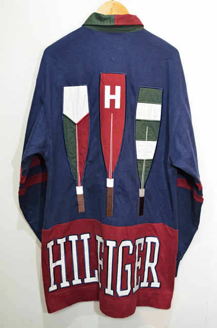 90's TOMMY HILFIGER ラガーシャツ “DEADSTOCK” - used&vintage box Hi 