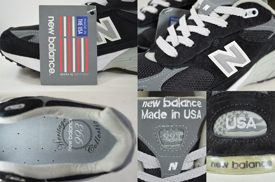 New Balance WR993BK “MADE in U.S.A.”