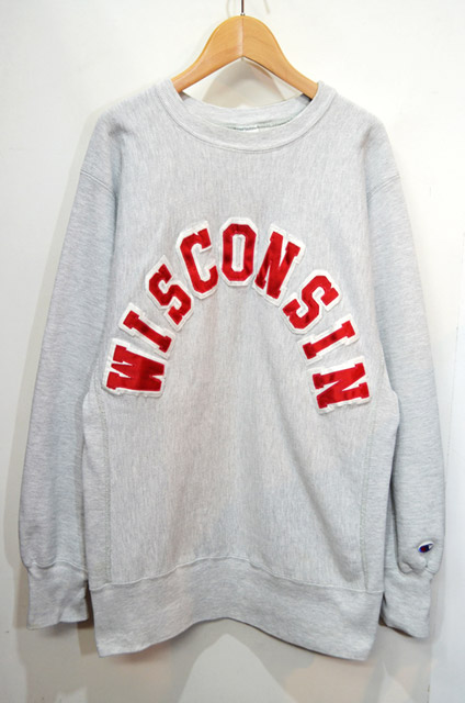 90's Champion リバースウィーブスウェット “WISCONSIN”