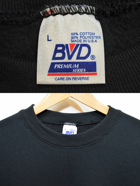 90's BVD 無地スウェット “USA製 / DEADSTOCK” - used&vintage box Hi 