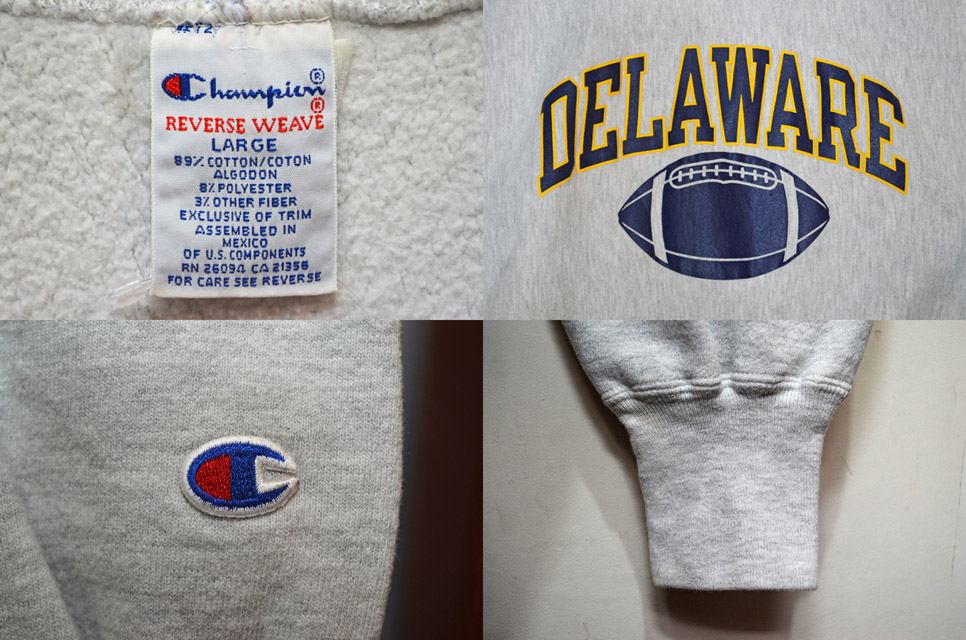 90's Champion リバースウィーブ スウェット “DELAWARE”