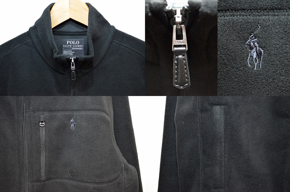 新品 Polo Ralph Lauren PERFORMANCE フリースジャケット “BLACK 