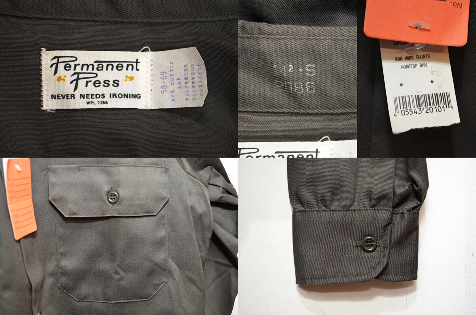 70's Sears ワークシャツ “DEADSTOCK” - used&vintage box Hi-smile