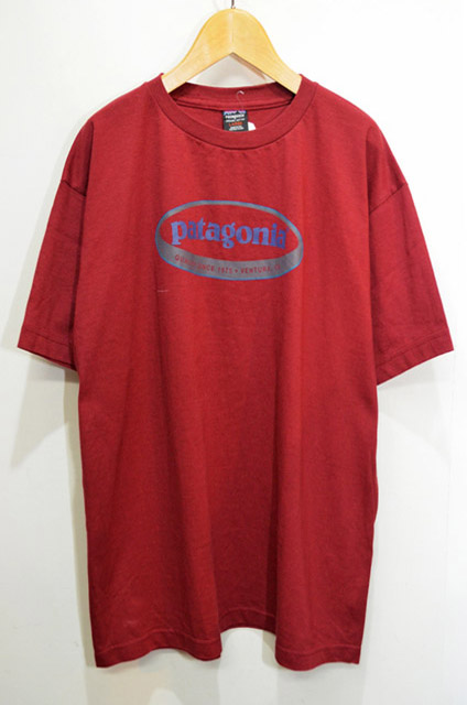 90's Patagonia オーバルロゴプリント Tシャツ “DEADSTOCK”