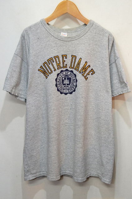 80年代 チャンピオン Champion トリコタグ NORTLE DAME ノートルダム大学 ファイティングアイリッシュ カレッジTシャツ USA製 メンズM ヴィンテージ /eaa346087