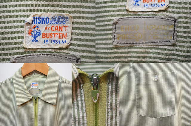 60's CAN'T BUST'EM S/S ワークシャツ
