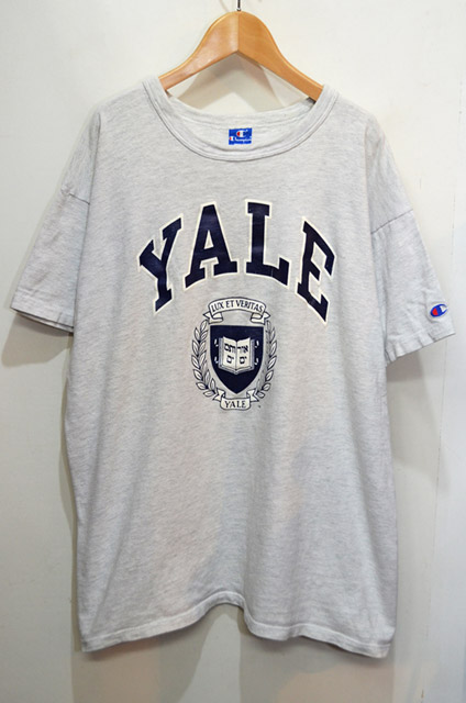 90's Champion カレッジプリントTシャツ “YALE” - used&vintage box Hi 