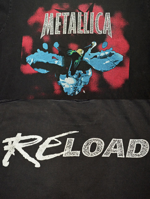 希少 90s METALLICA RELOAD 1998 Tシャツ 雰囲気抜群