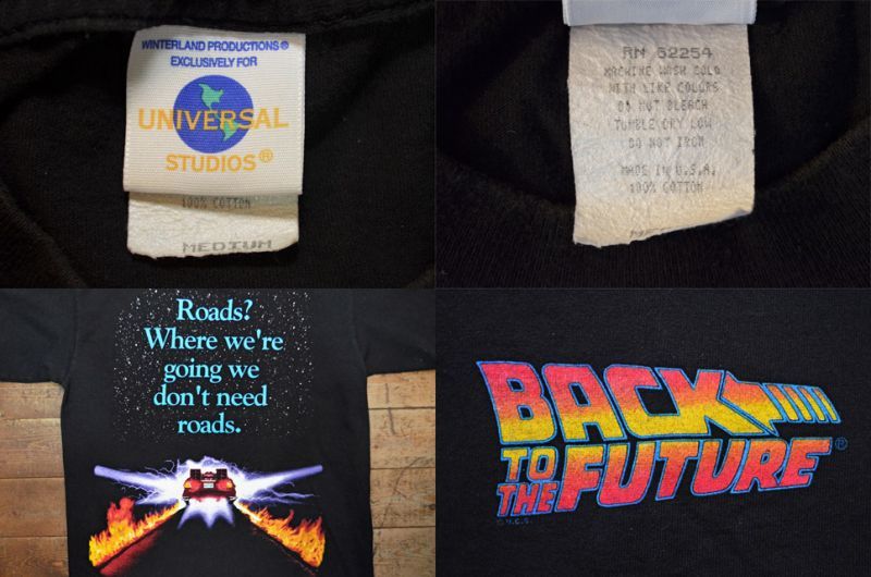 90's BACK TO THE FUTURE プリントTシャツ “USA製”