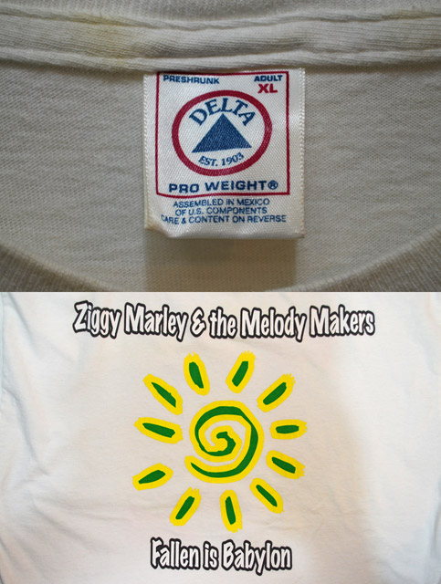 90's ZIGGY MARLEY & THE MELODY MAKERS Tシャツ